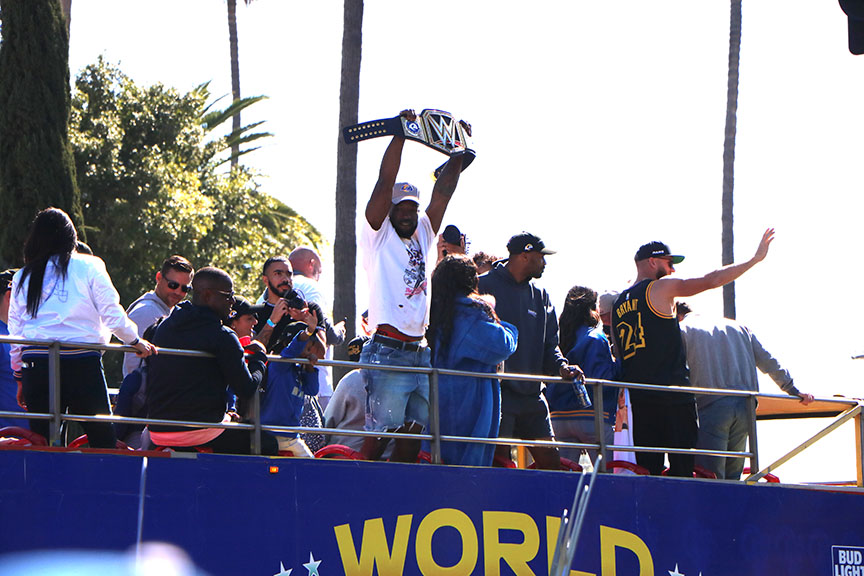 Best moments of Los Angeles Rams Super bowl championship parade